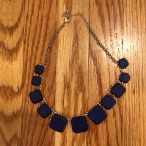Blue statement necklace